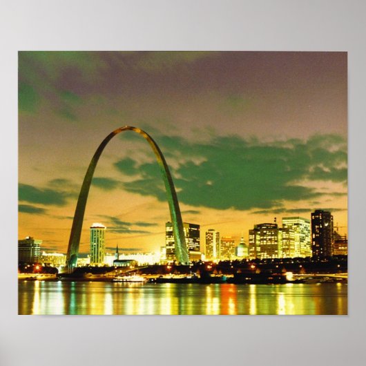 1982年ワールドシリーズの前夜 – セントルイス、ミズーリ ポスター (正面)