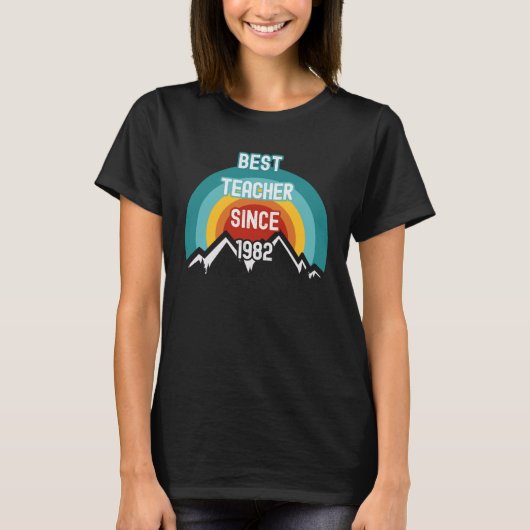 1982年以最高の来の先生先生 Tシャツ (正面)