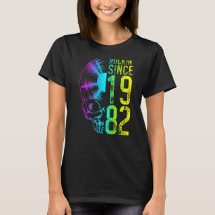 1982年以来のロックイン'ヴィンテージレコードGothic Sk Tシャツ