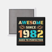 1982年以素晴らし来42番目の誕生日 マグネット (正面/裏面)