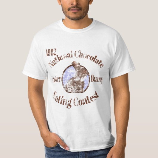1982年全国チョコレートバニー早食い大会 Tシャツ (正面)