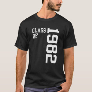 1982年卒業 レトロな同窓会 高校 シニアクラス ヴィンテージTシャツ Tシャツ