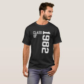 1982年卒業 レトロな同窓会 高校 シニアクラス ヴィンテージTシャツ Tシャツ (正面フル)