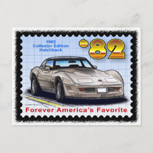 1982年特別版コルベット ポストカード