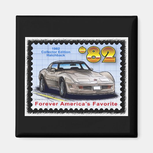 1982年特別版コルベット マグネット (正面)