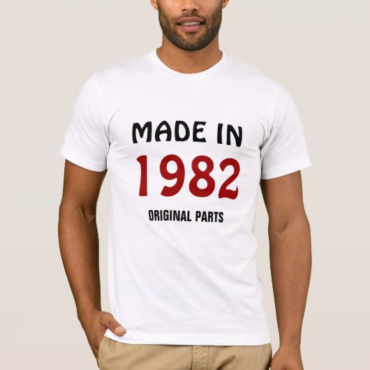 1982年製、オリジナル部品 Tシャツ (正面)