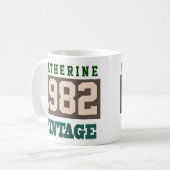 1982年誕生-誕生祝い コーヒーマグカップ (正面左)