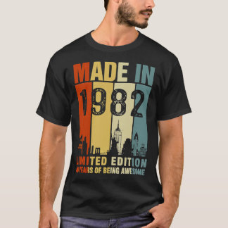 1982年限定版40年の畏敬の念をもって作られた Tシャツ