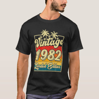 1982年1月40日、誕生日の装飾を40個変える Tシャツ