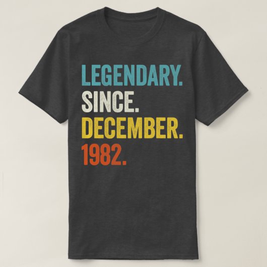 1982年12月40日から40歳の伝説 Tシャツ (デザイン正面)