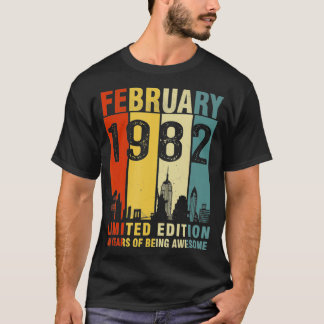 1982年2月限定版40年Aw Tシャツ