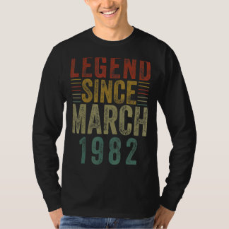 1982年3月40歳の誕生日から伝説的 Tシャツ