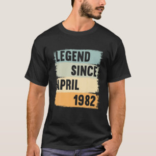 1982年4月から40年40年代40年。誕生日 Tシャツ
