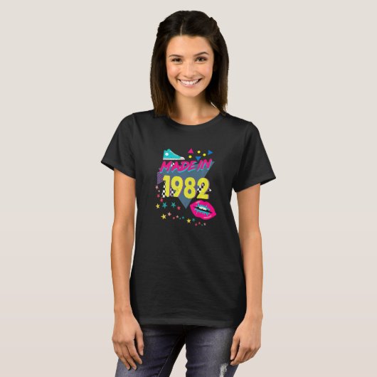 1982年40回誕生日80年代90年代1990年代1980年代Nos Tシャツ (正面フル)