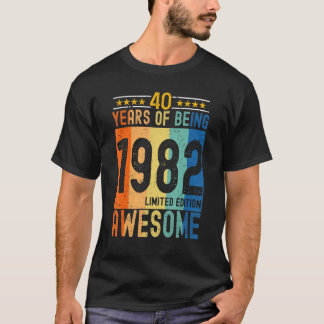 1982年40年素晴らし Tシャツ