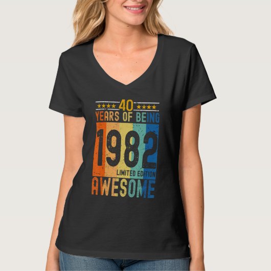 1982年40年素晴らし Tシャツ (正面)