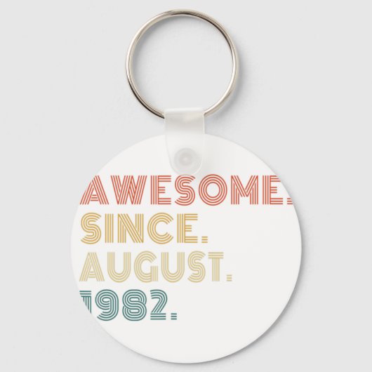 1982年40日素晴らし以威厳がある来40年 キーホルダー (正面)