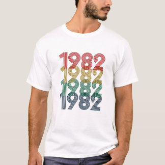 1982年40歳生まれの男たち Tシャツ