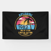 1982年40歳素晴らし誕生日40歳 横断幕 (横)