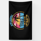 1982年40歳素晴らし誕生日40歳 横断幕 (縦)