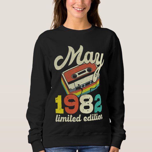 1982年5月40日ヴィンテージカセット スウェットシャツ (正面)