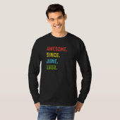 1982年6月以素晴らし降40歳の誕生日 Tシャツ (正面フル)