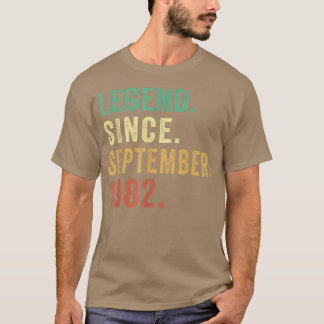 1982年9月40日から40歳の贈り物伝説 Tシャツ