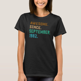 1982年9月40素晴らし日以来40年 Tシャツ