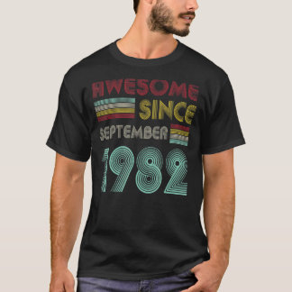 1982年9素晴らし月40日17歳 Tシャツ