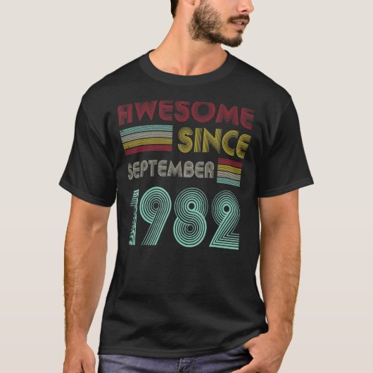 1982年9素晴らし月40日17歳 Tシャツ (正面)
