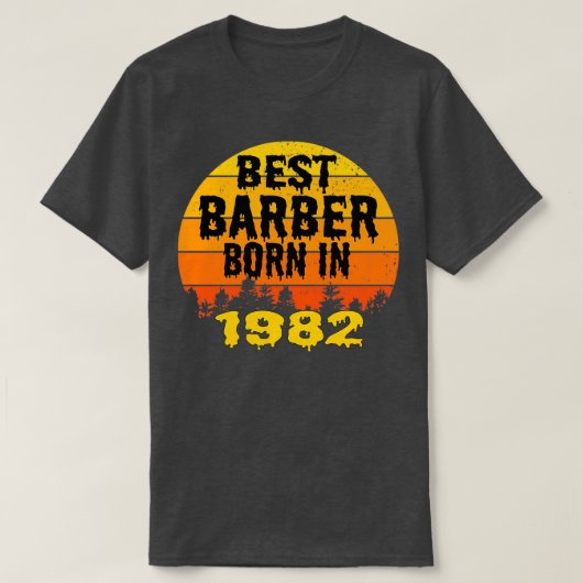 1982最高の年の生まれ誕生日ヴィンテージ Tシャツ (デザイン正面)