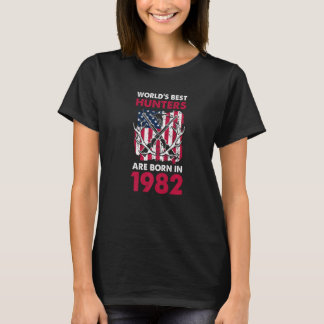 1982最高の年の鹿の狩りで生まれすアメリカのFl Tシャツ