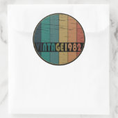 1982生まれ年のヴィンテージ生誕 ラウンドシール (バッグ)