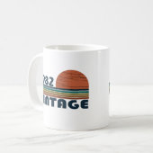 1982生まれ年のヴィンテージ誕生日ギフト コーヒーマグカップ (正面左)