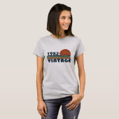 1982生まれ年のヴィンテージ誕生日ギフト Tシャツ (正面フル)