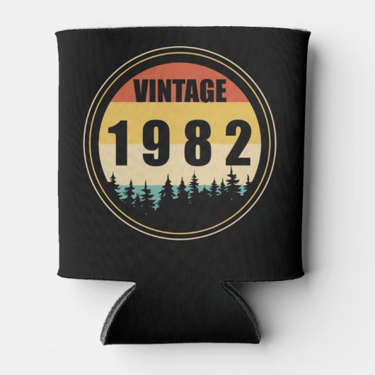 1982生まれ年のヴィンテージ 缶クーラー (正面)