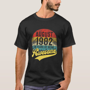 1982生まれ年威厳がある限定版39誕生日 Tシャツ