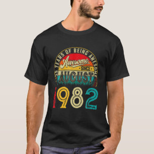 1982生まれ年39威厳がある歳39誕生日男性 Tシャツ