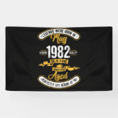 1982生まれ年5月40日誕生日40歳 横断幕 (横)