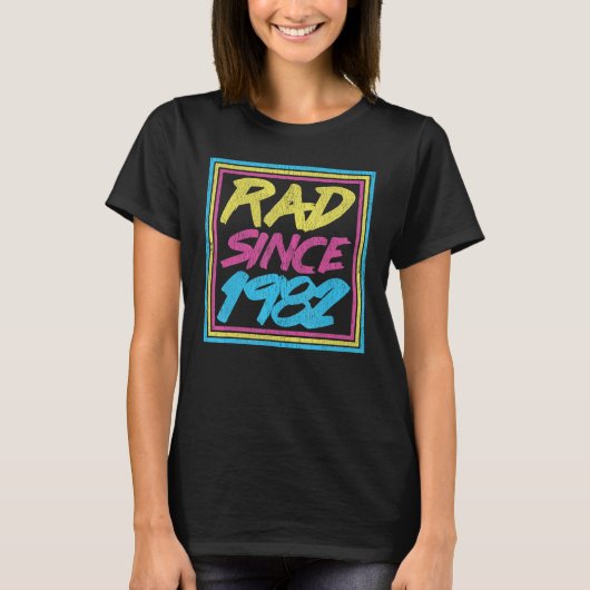 1982素晴らし年素晴らしい80sレトロ41番目の誕生日 tシャツ (正面)