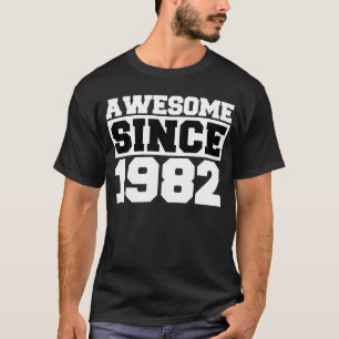 1982素晴らし年40代80代誕生日40歳から Tシャツ