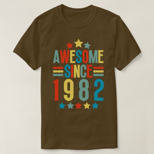 1982素晴らし 3年以降 Tシャツ (デザイン正面)
