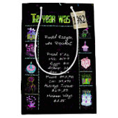 1982誕生日トリビアおもしろいファクト ミディアムペーパーバッグ (正面)