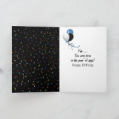 1982誕生日トリビアおもしろい事実 カード (内部)