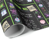 1982誕生日年トリビア ラッピングペーパー (ロールコーナー)