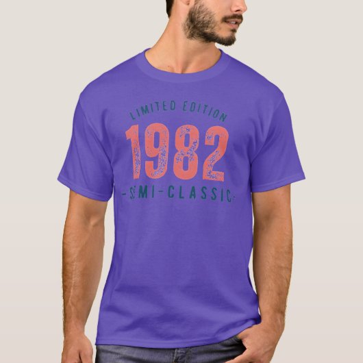 1982 すべてが始まった年 レトロ Tシャツ (正面)