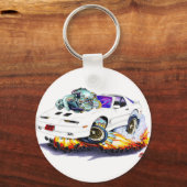 1982-92 Trans AmホワイトターボGTA キーホルダー (正面)