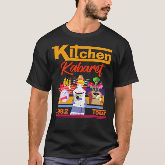 1982 Kitchen Kabaret Tour T-Shirt Tシャツ (正面)