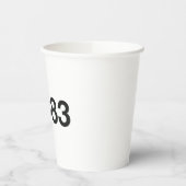 1983ハッシュタグ42誕生日記念日 紙コップ (左)