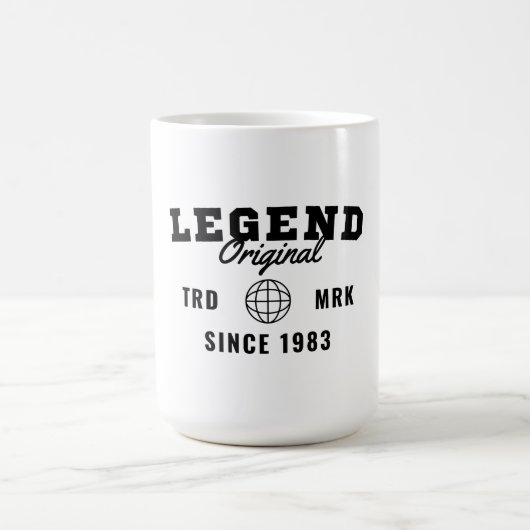 1983年から伝説的存在 コーヒーマグカップ (中央)
